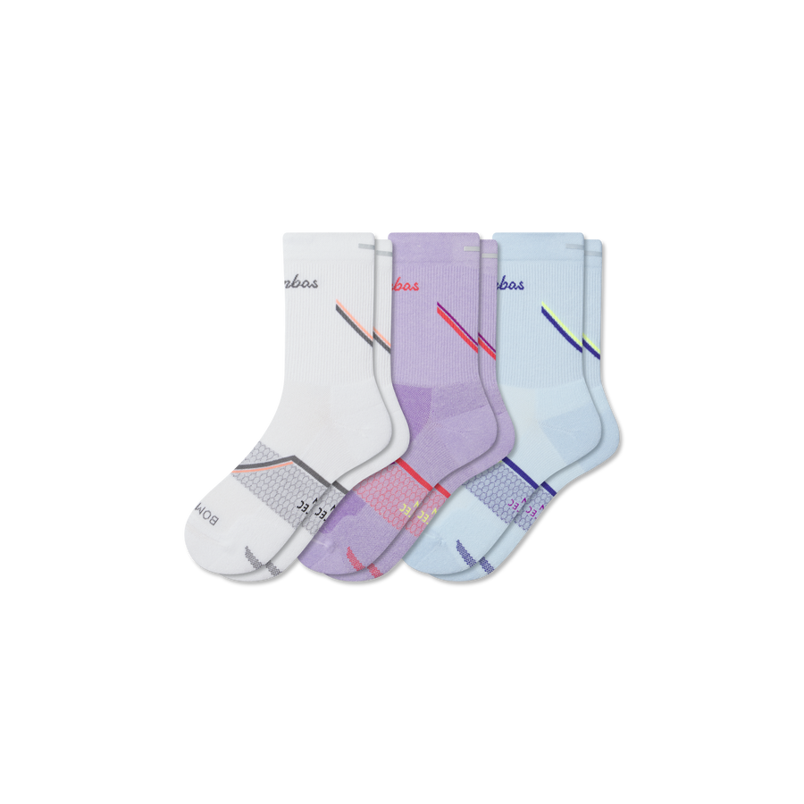 Women's Run Half Calf Sock 3-Pack - Soft No Show Support
