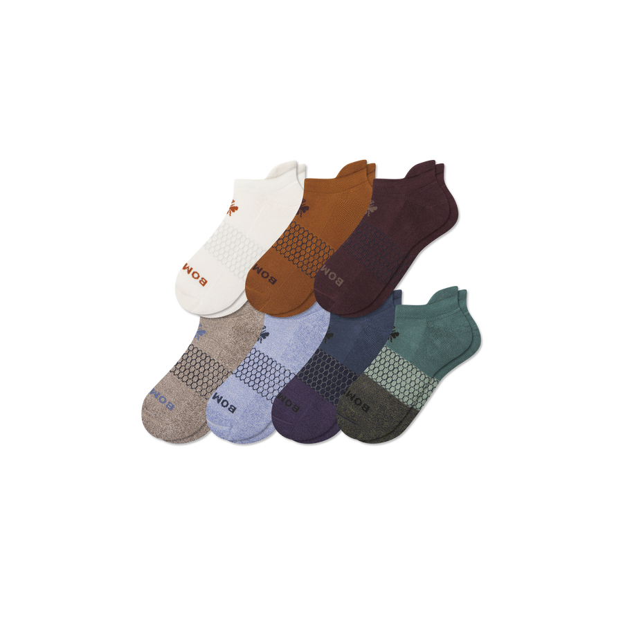 Men's Week of Bombas Ankle Sock 7-Pack - Cozy School Wear