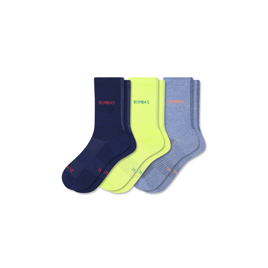 Women's UltraLite Sport Half Calf Sock 3-Pack - Light Everyday Cushion