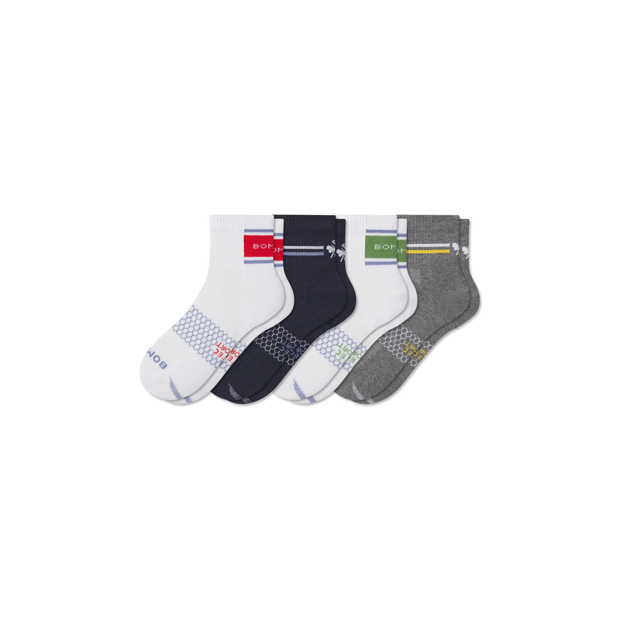 Men's All Sport Quarter Sock 4-Pack - Modern Trail Pair