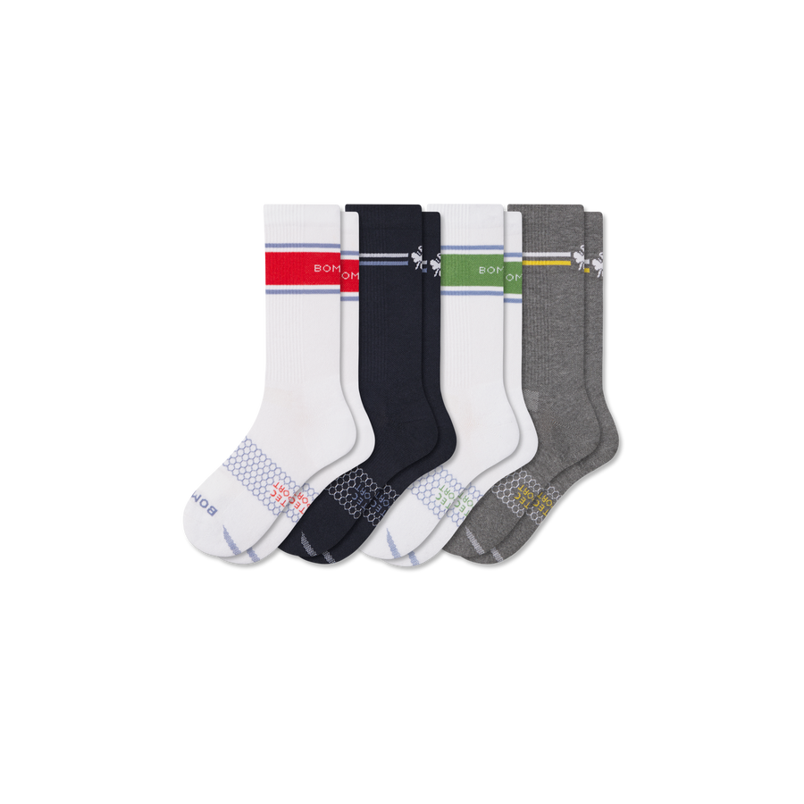Women's All Sport Calf Sock 4-Pack - Breathable Everyday Rotation