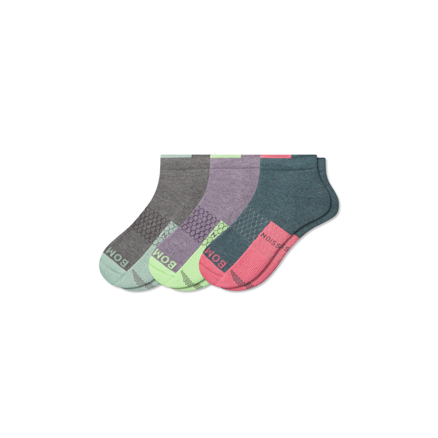 Women's Performance Compression Ankle Sock 3-Pack - Endurance Race Support