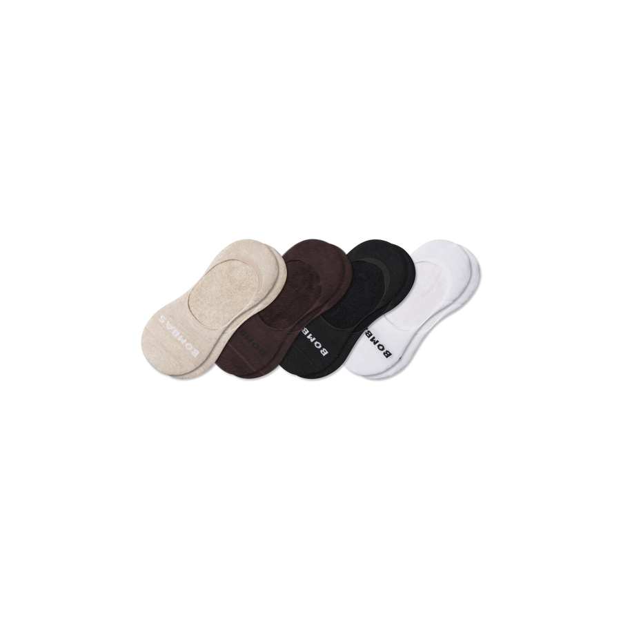Men's Mid-Cut Cushioned No Show Sock 4-Pack - Cozy Recovery Step
