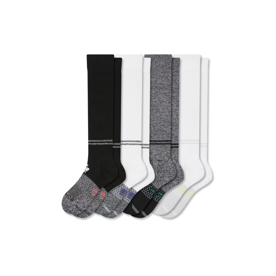 Youth All Sport Knee High Sock 4-Pack - Trail Low Cut Pair