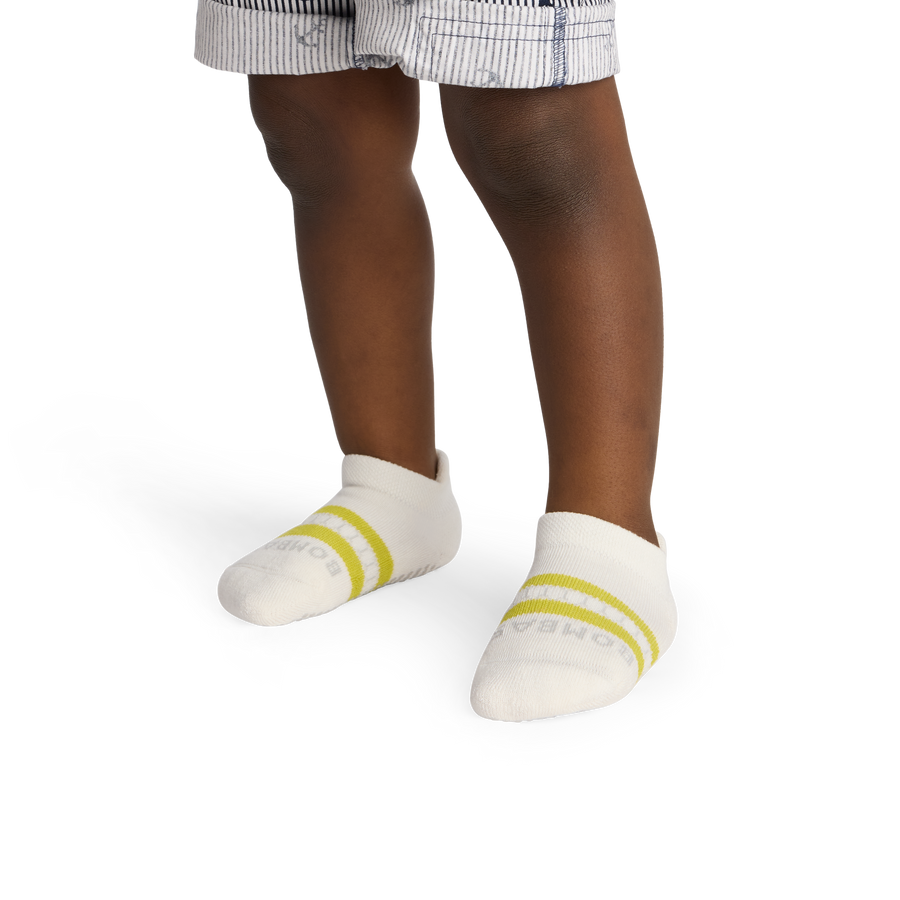 Toddler Solids Gripper Ankle Sock 4-Pack - Trail Everyday Support