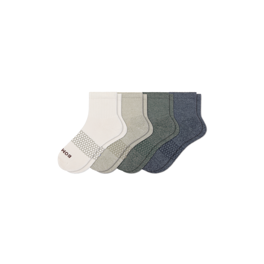 Men's Quarter Sock 4-Pack - Easy Office Rotation