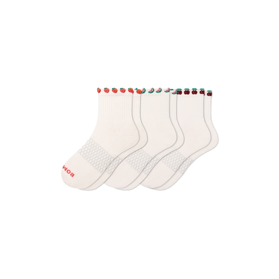Women's Farmer's Market Quarter Sock 3-Pack - Weekend Run Fit