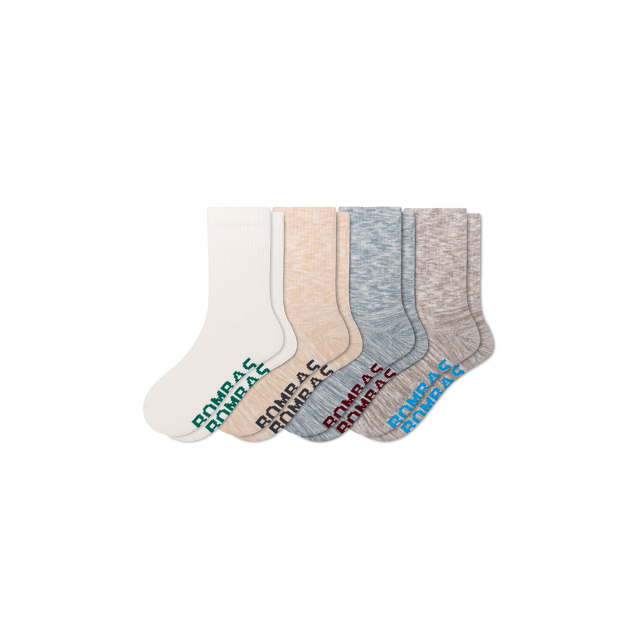 Women's Summer Ragg Half Calf Sock 4-Pack - Weekend Low Cut Step