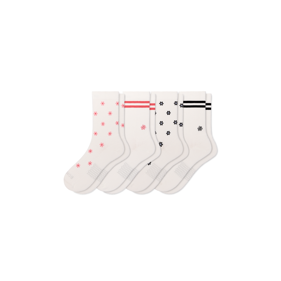 Women's Modern Rib Half Calf Sock 4-Pack - Weekend Recovery Move
