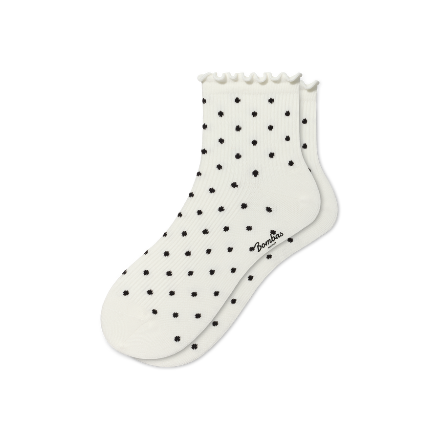 Women's Ruffle Rib Quarter Socks - Cozy Trail Pair