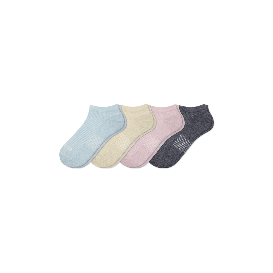 Women's Modern Rib Ankle Sock 4-Pack - Fresh Shift Cushion