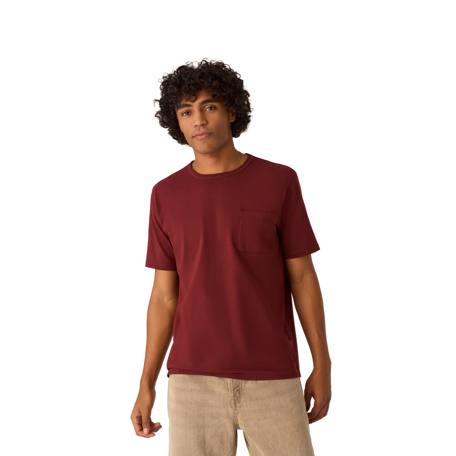 Men’s Premium Weight Pocket Crew Neck T-Shirt - Easy Street Wear