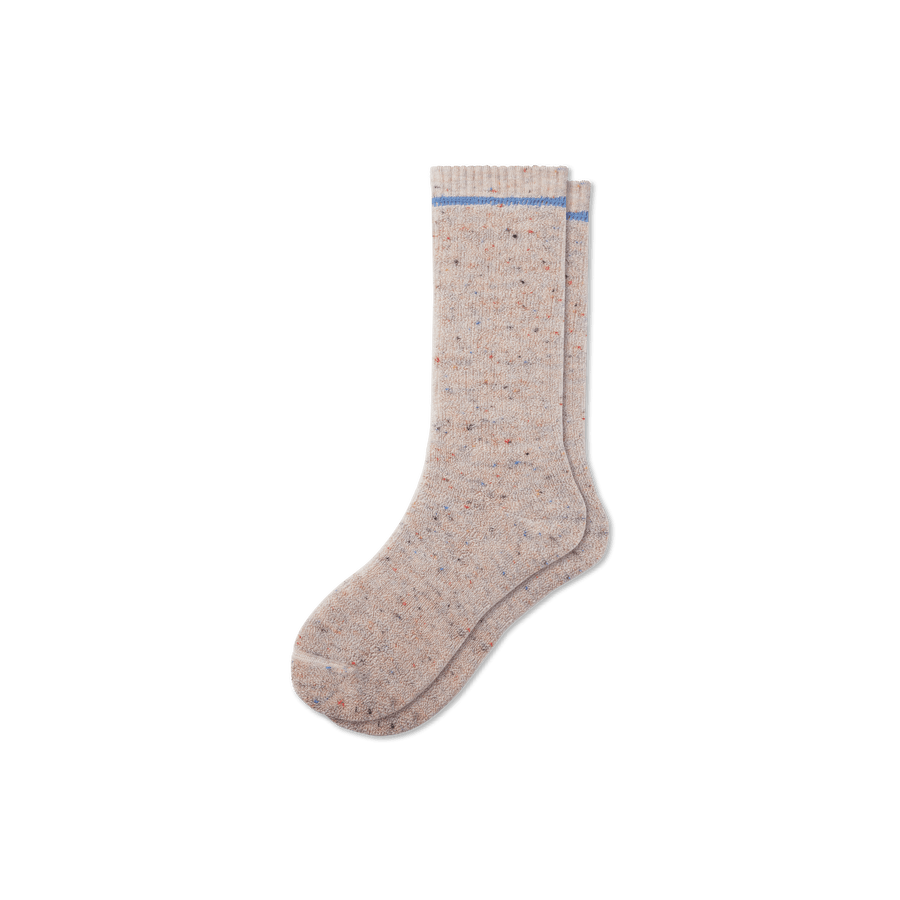 Men's Merino Wool Blend Terry Socks - Light Lounge Support