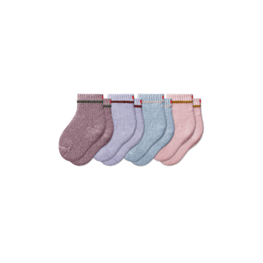 Toddler Terry Calf Sock 4-Pack - Cushion School Step