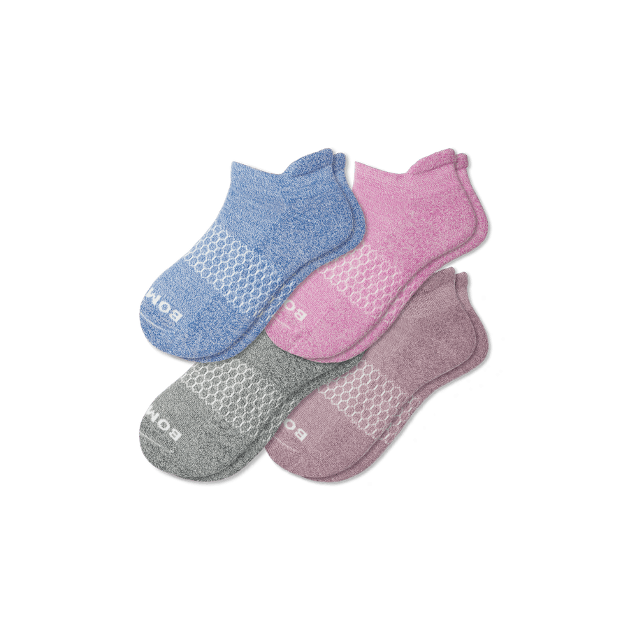 Women's Marl Ankle Sock 4-Pack - Daily Everyday Step