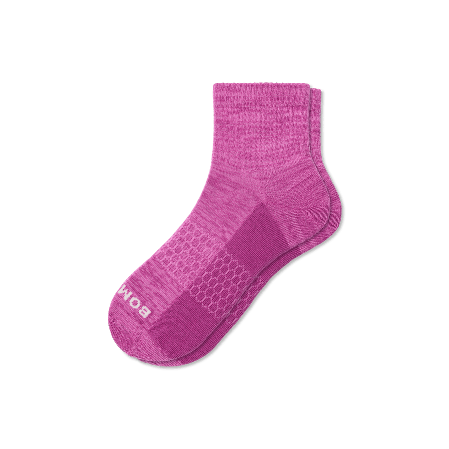 Women’s Two Tone Quarter Socks - Studio Lounge Pair