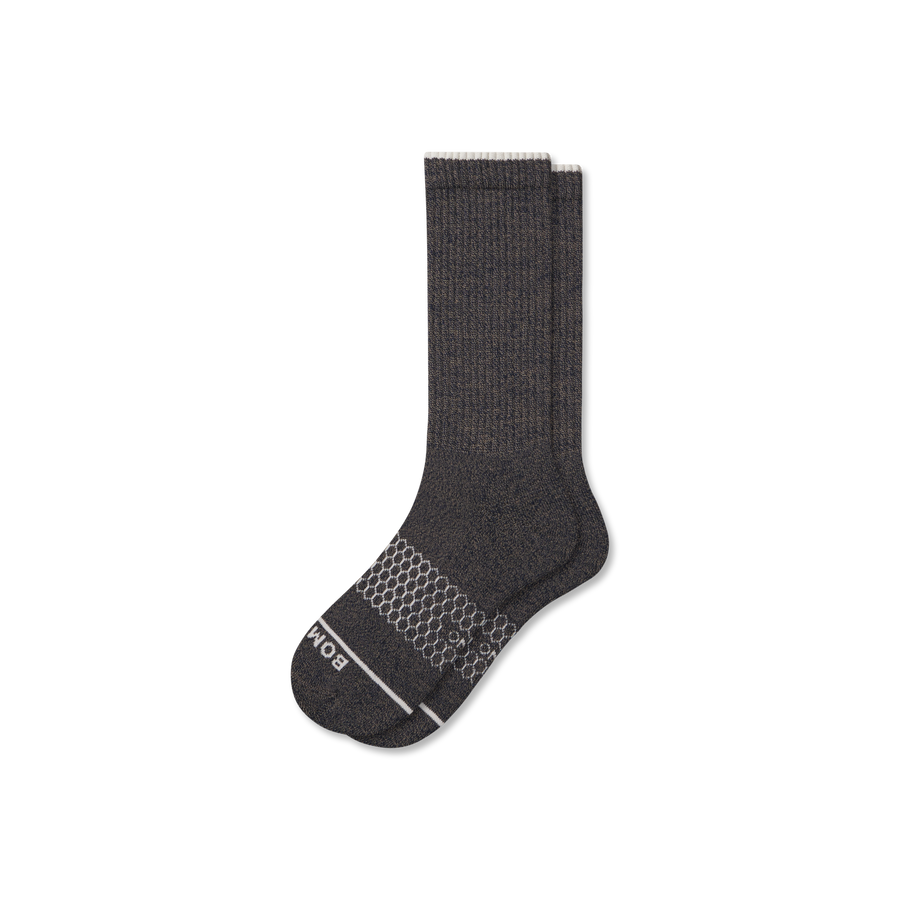 Men's Merino Wool Blend Calf Socks - Soft Recovery Comfort