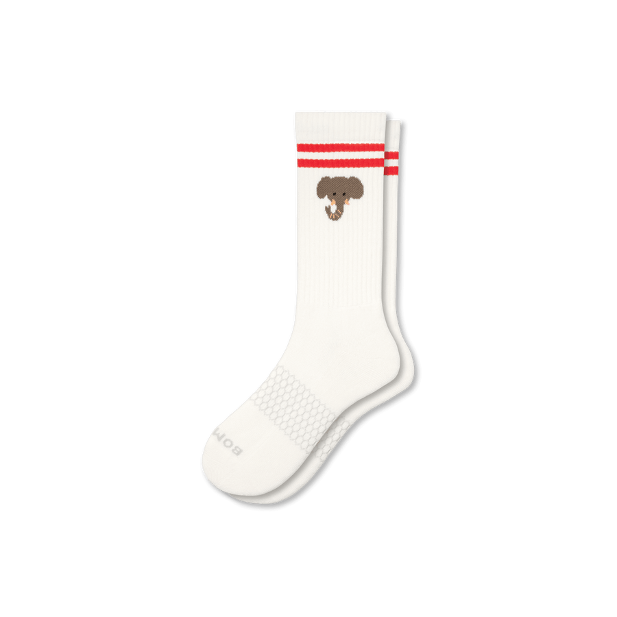 Men’s Safari Stripe Calf Socks - Breathable Trail Wear