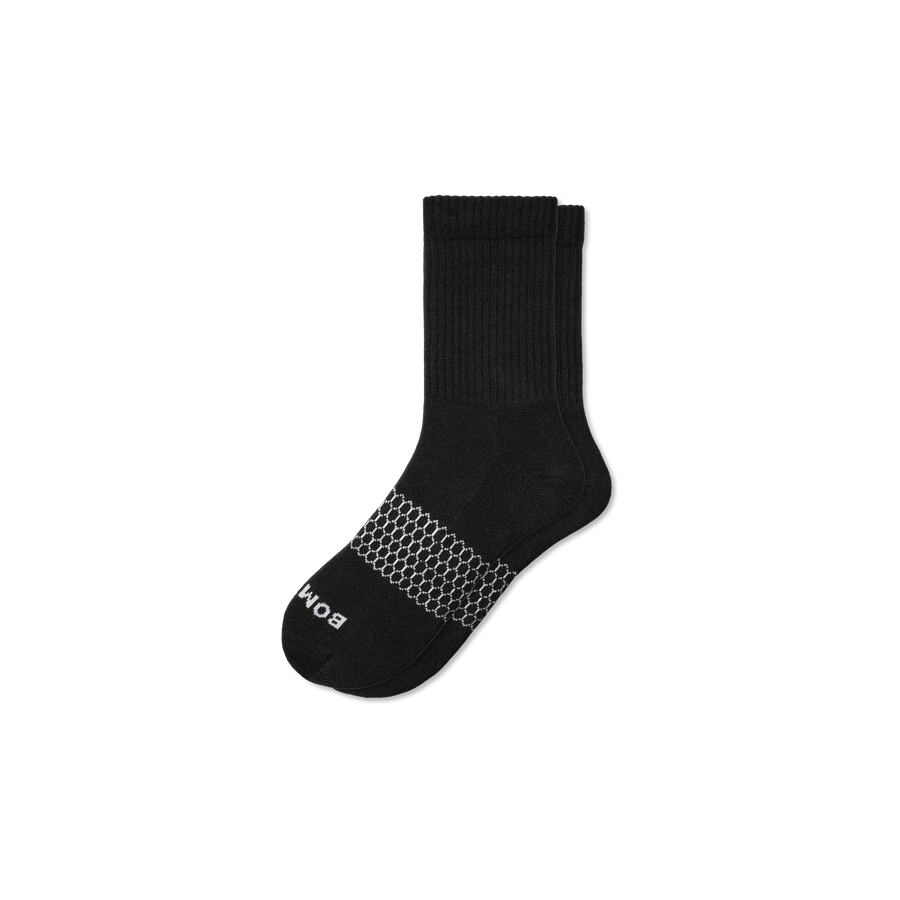 Men's Solids Half Calf Socks - Weekend Travel Cushion