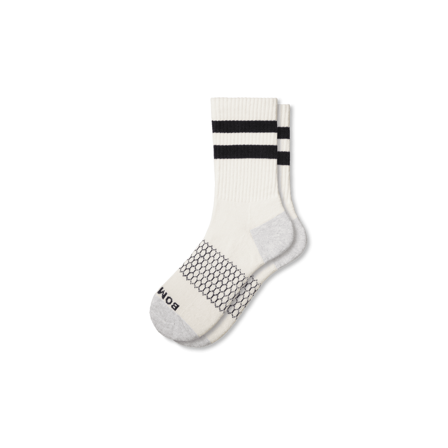 Men's Vintage Stripes Half Calf Socks - Comfort Hike Fit