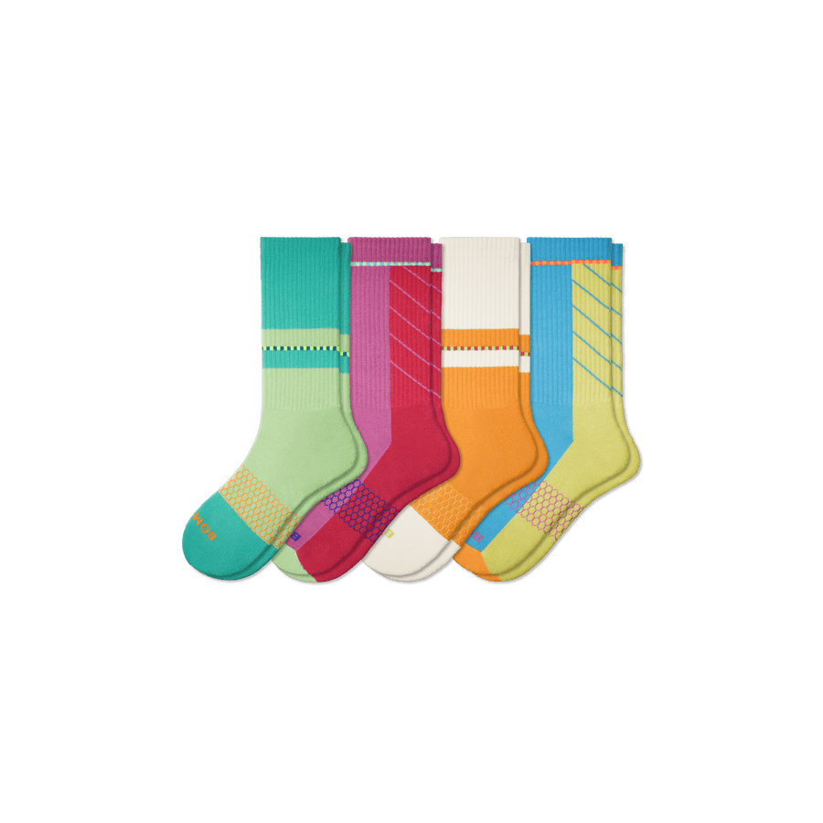Black Hive Collection Calf Sock 4-Pack - Weekend Lounge Fit
