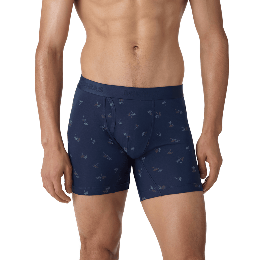 Men's Cotton Modal Blend Boxer Brief 6" - Soft Base Layer
