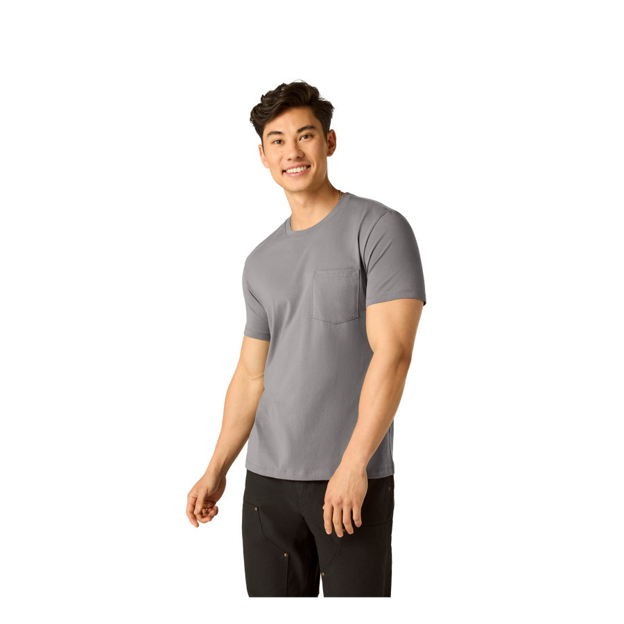 Men's Pima Cotton Pocket Crew Neck T-Shirt - Daily Studio Layer