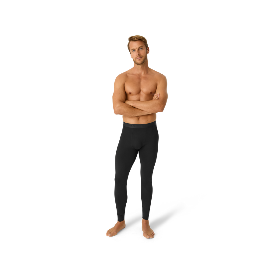 Men's Cotton Modal Blend Long Underwear - Stretch Fit Layer