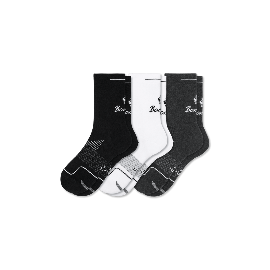 Men's Run Half Calf Sock 3-Pack - Modern Low Cut Fit