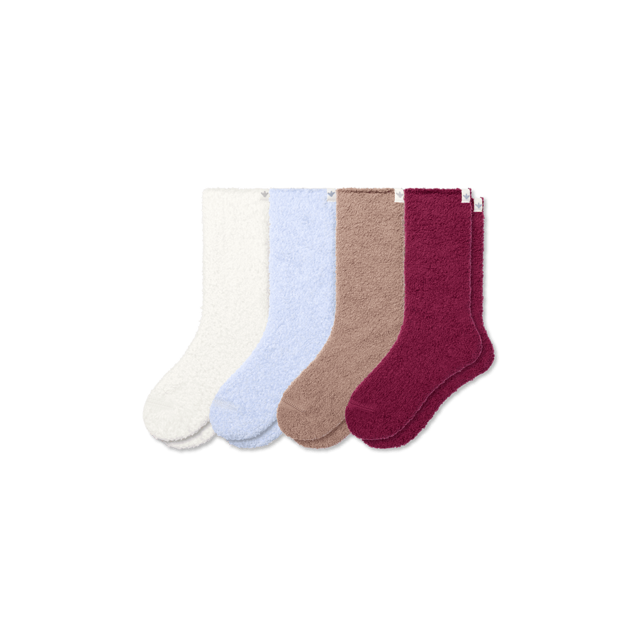 Youth Fuzzy Sock 4-Pack - Studio Hike Rotation