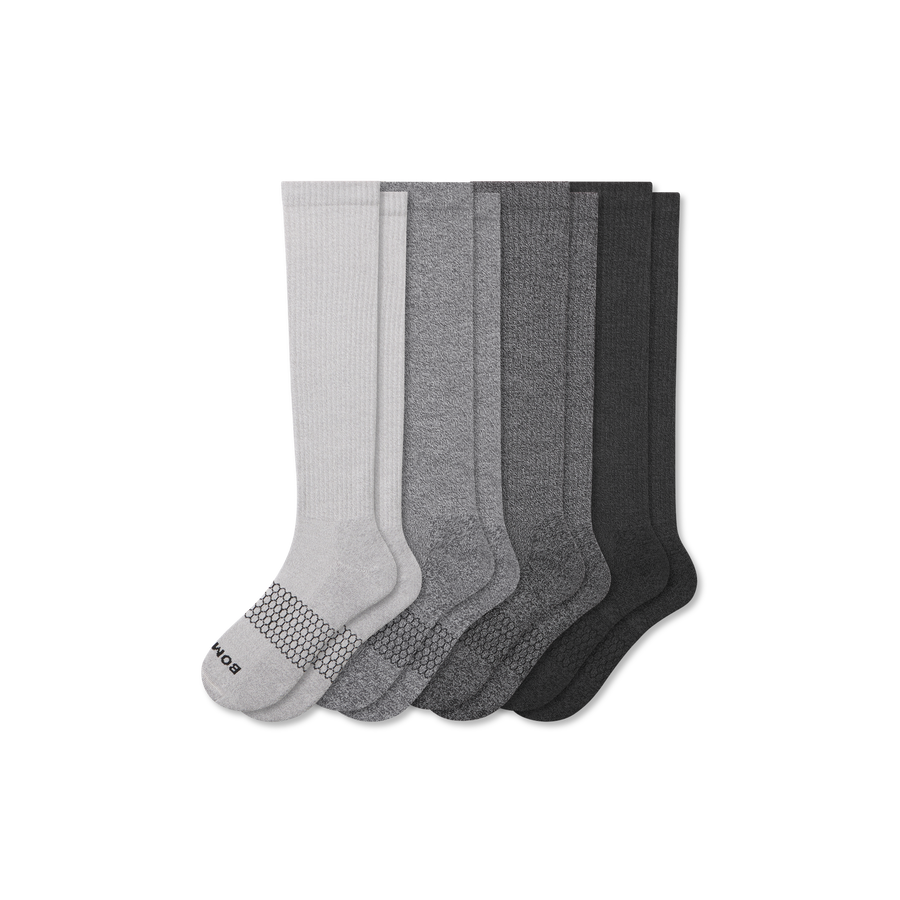 Women's Marl Knee High Sock 4-Pack - Cushion Shift Rotation