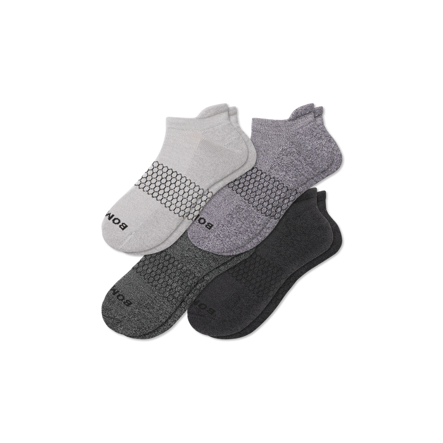 Men's Marl Ankle Sock 4-Pack - Cushion Run Wear
