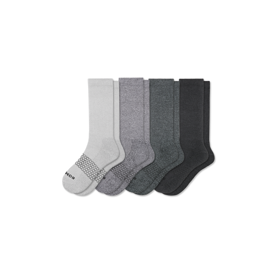 Women's Marl Calf Sock 4-Pack - Daily Ankle Cushion