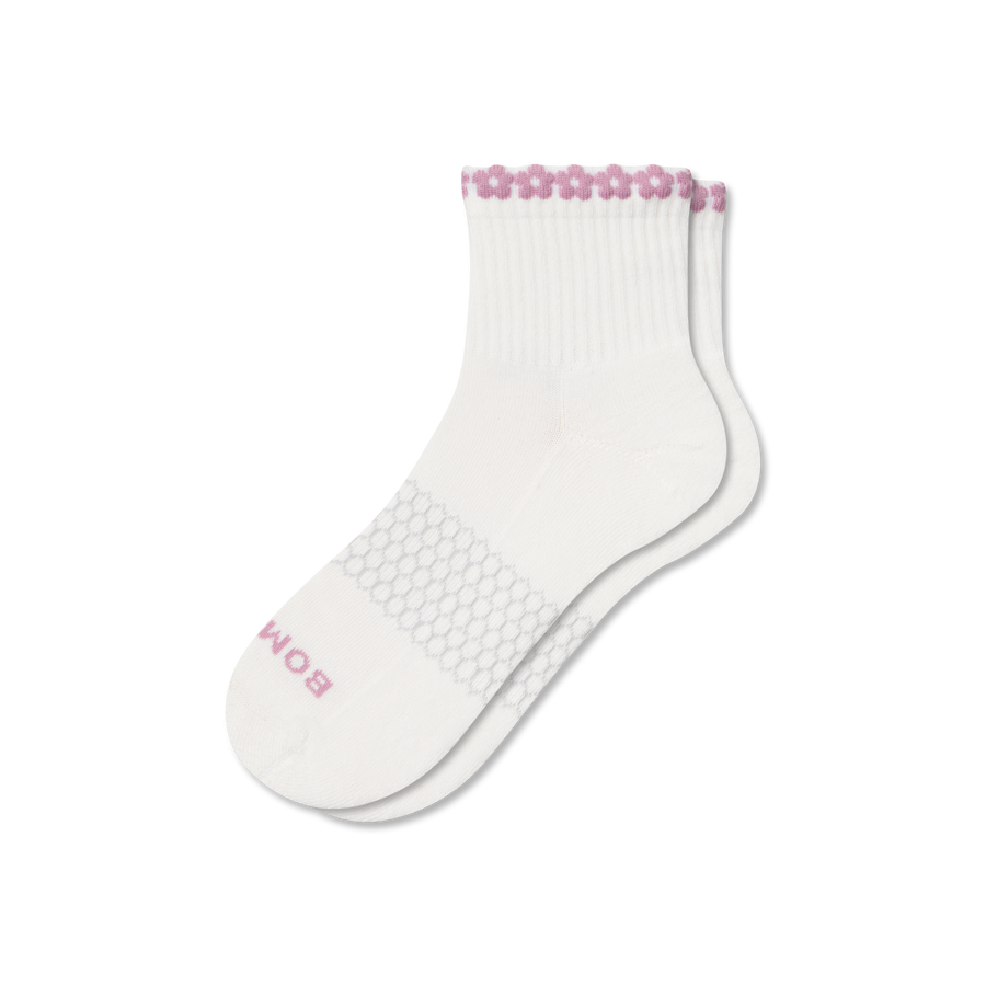 Women's Daisy Chain Quarter Socks - Studio Step