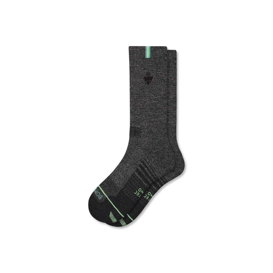 Women's Merino Wool Blend Run Calf Socks - Studio School Cushion