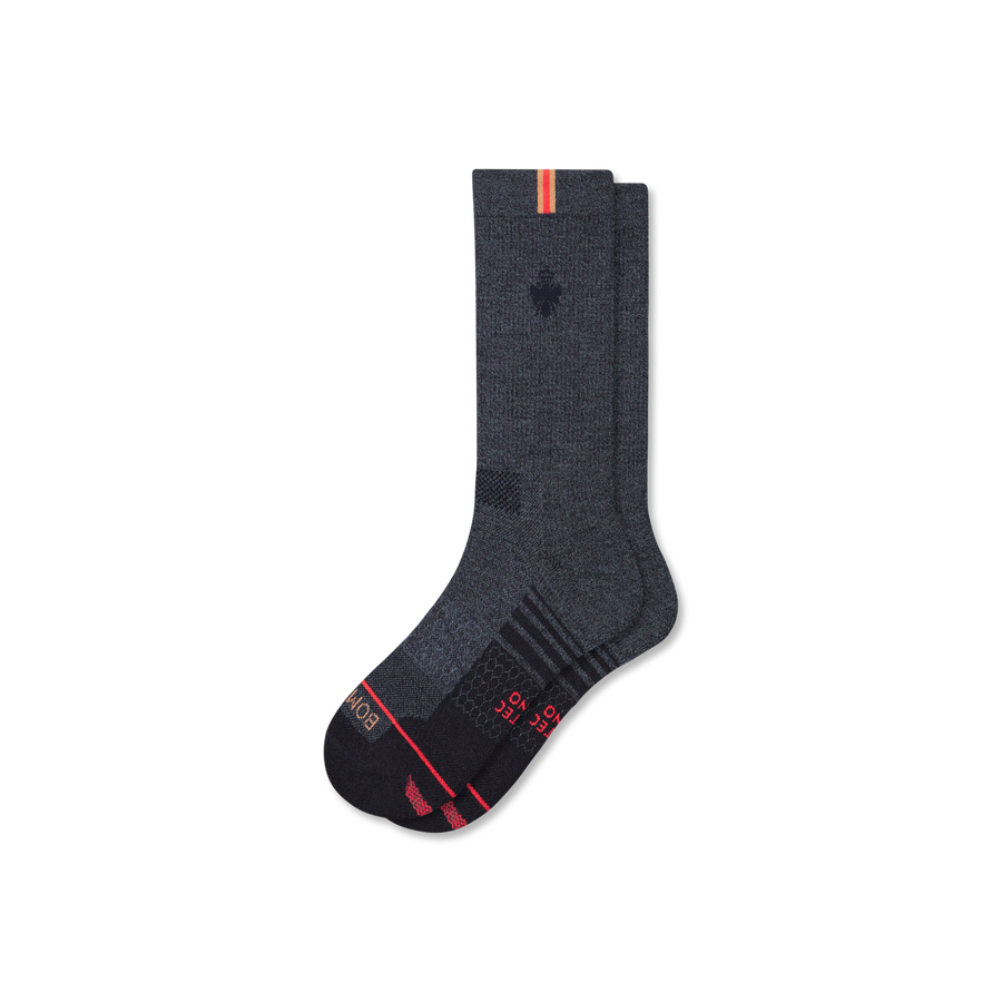 Men's Merino Wool Blend Run Calf Socks - Modern Office Rotation
