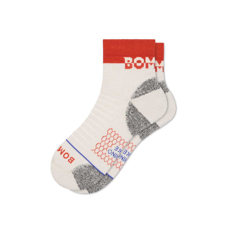 Women's Merino Wool Blend Hiking Quarter Socks - Comfort Weekend Fit