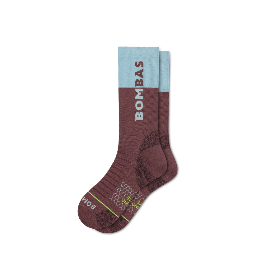 Men's Merino Wool Blend Hiking Calf Socks - Daily Ankle Comfort