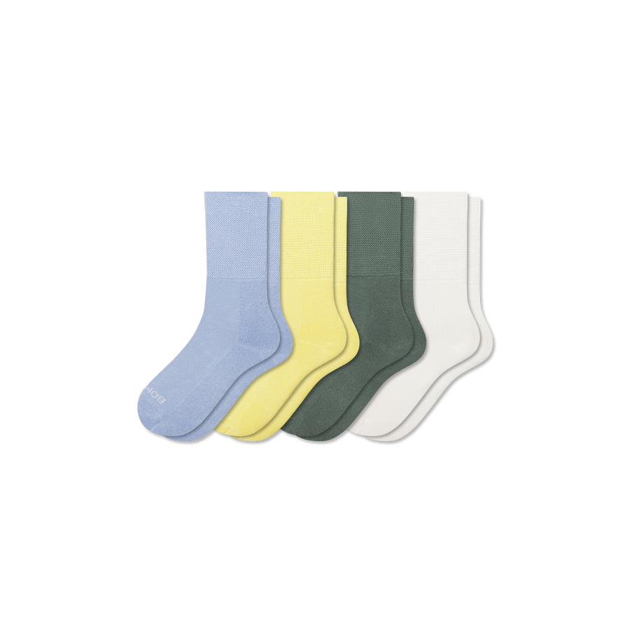 Youth Ultra Stretch Calf Sock 4-Pack - Run Low Cut Comfort
