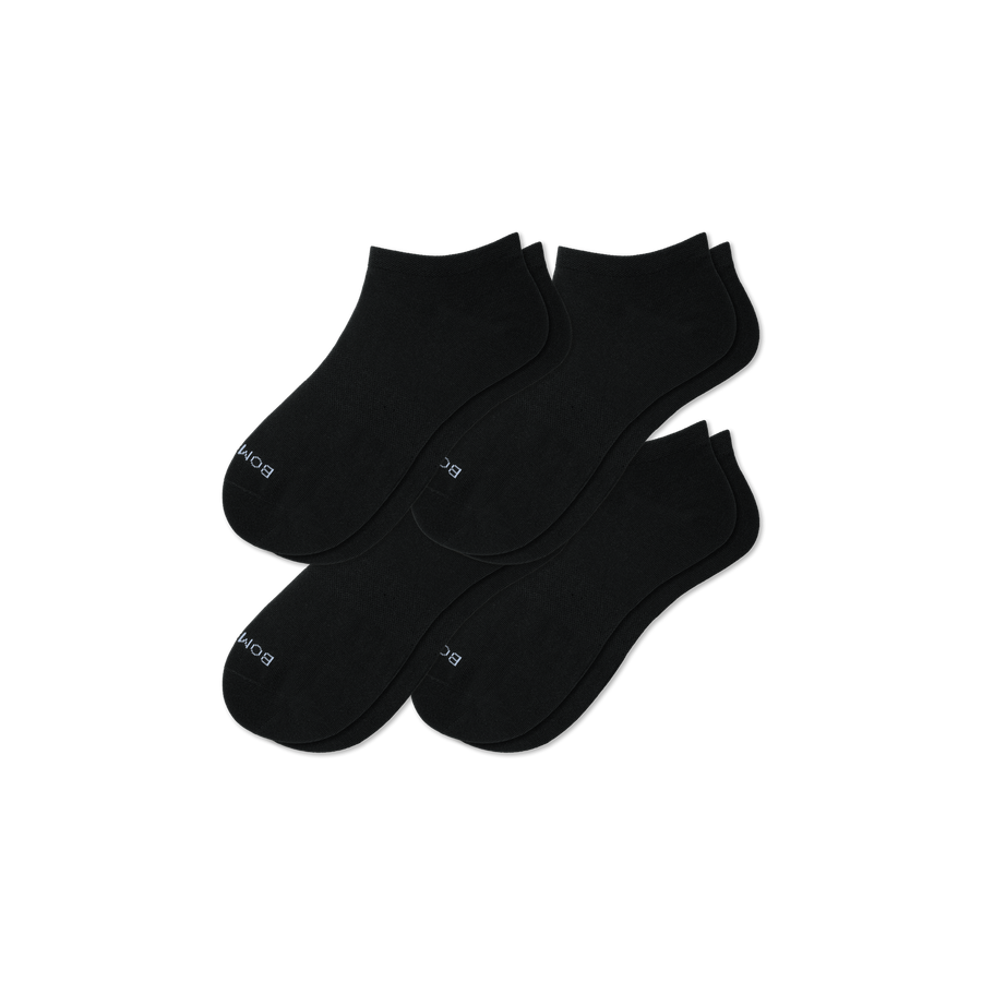 Women's Lightweight Ankle Sock 4-Pack - Comfort Court Cushion