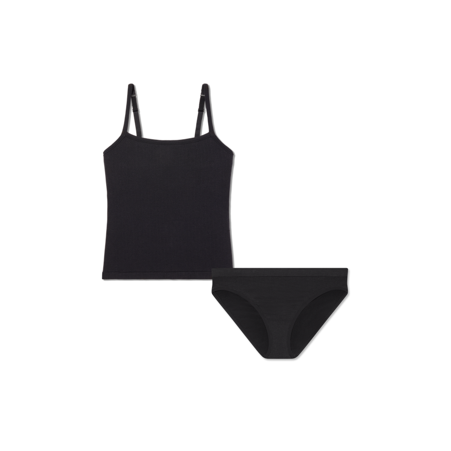 Women's Built-In Bra Seamless Cami + Bikini Pack - Lounge Studio Comfort