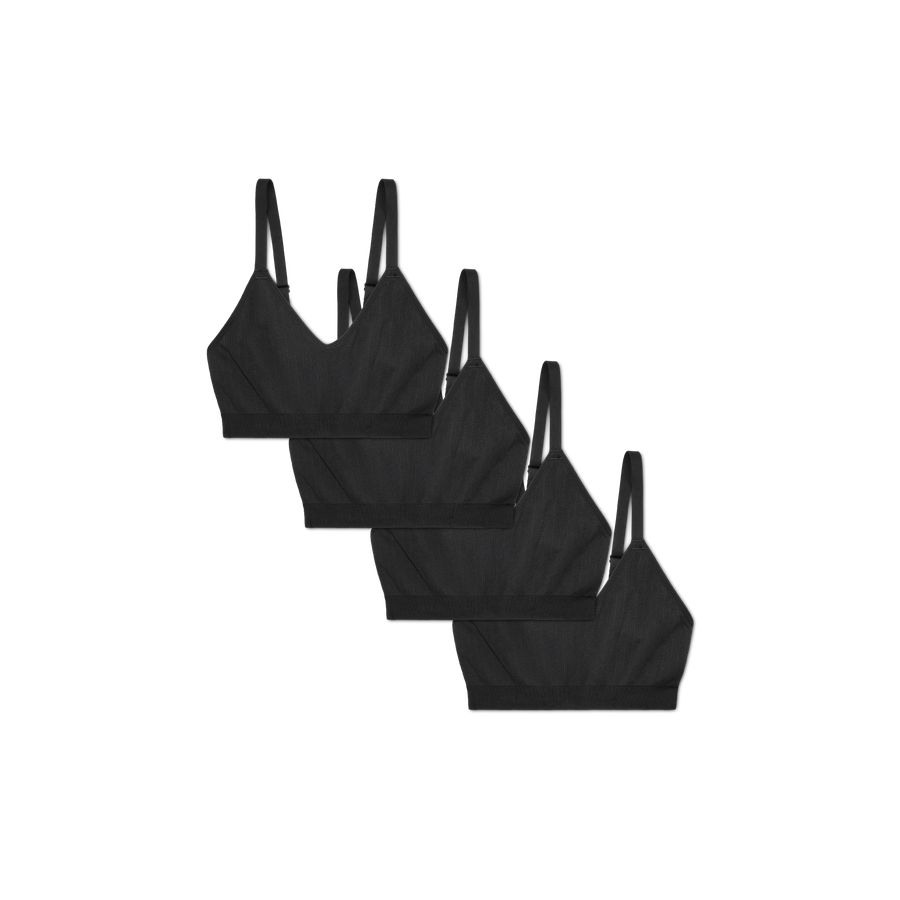 Women's Seamless Scoop Bralette 4-Pack - Stretch Studio Shape