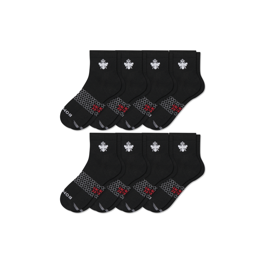 Men's All Sport Quarter Sock 8-Pack - Classic Office Step