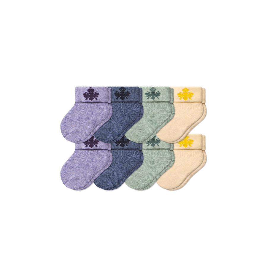 Baby Sock 8-Pack (0-6 Months) - Daily No Show Fit