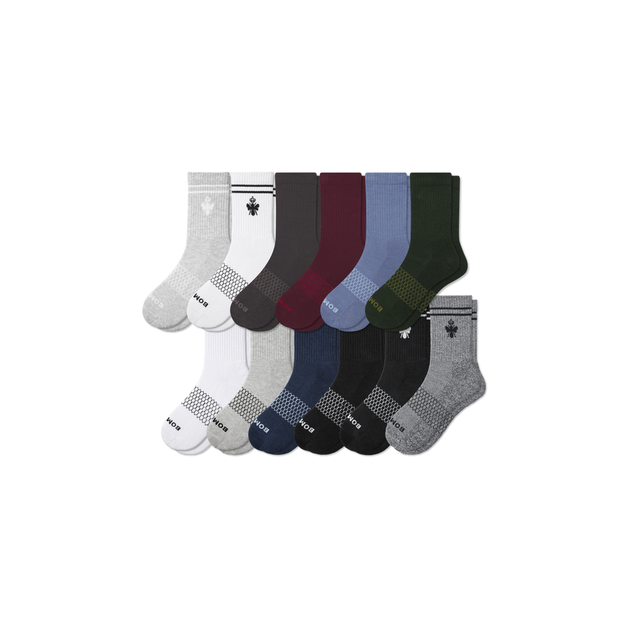 Men's Half Calf Sock 12-Pack - Fresh Trail Pair