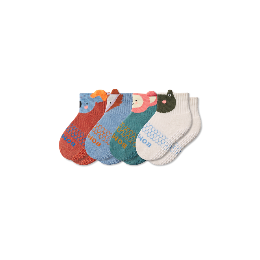 Toddler Forest Friends Calf Sock 4-Pack - Trail Shift Pair