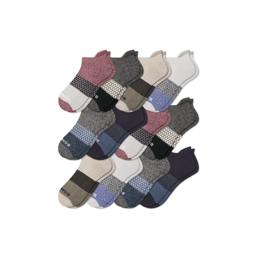 Men’s Tri-Block Ankle Sock 12-pack - Outdoor School Step