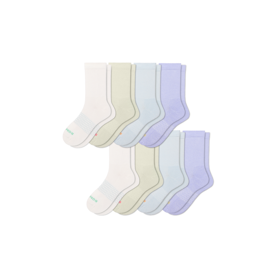 Women's Marl Half Calf Sock 8-Pack - Soft Office Comfort
