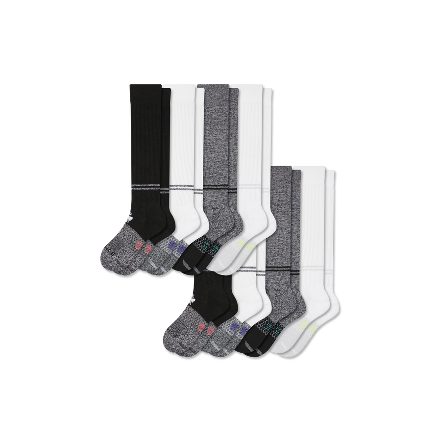 Youth All Sport Knee High Sock 8-Pack - Classic Court Rotation