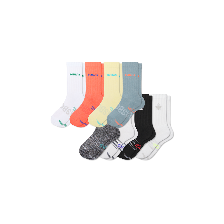 Youth All Sport Calf Sock 8-Pack - Daily Office Comfort
